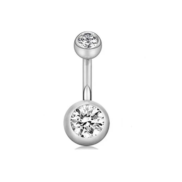 1PCS Butterfly Belly Button Piercing Jewelry 14G Heart Belly Ring Body Piercing Bee Navel Piercing Belly Bars Piercing Ombligo