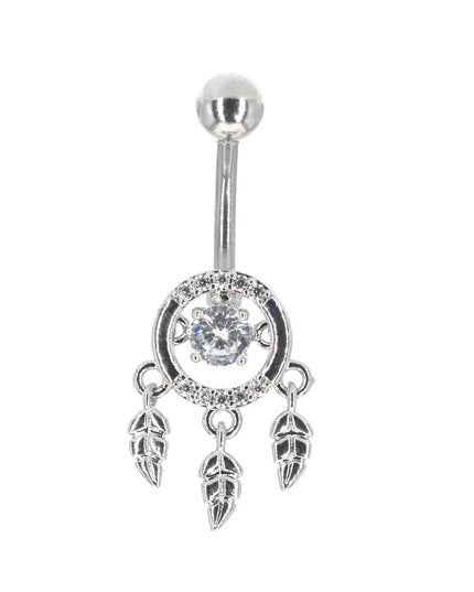1Pc Butterfly Sexy Dangling Navel Belly Button Ring Oreja 14G Heart Brand New Heart 316L Surgical Steel Belly Piercing Jewelry