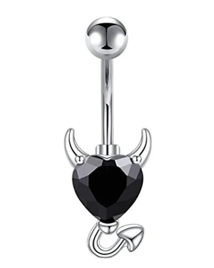 1PCS Bat Belly Button Piercing Jewelry 14G Claw Belly Ring Body Piercing Bee Navel Piercing Heart Belly Bars Piercings Ombligo
