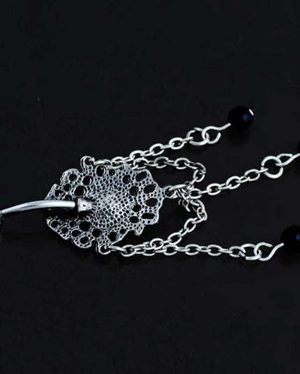 Old Sliver Vintage Ethnic Style Belly Button Rings Anti-allergy Stainless Steel Sexy Lady Piercing Ombligo Body Jewelry