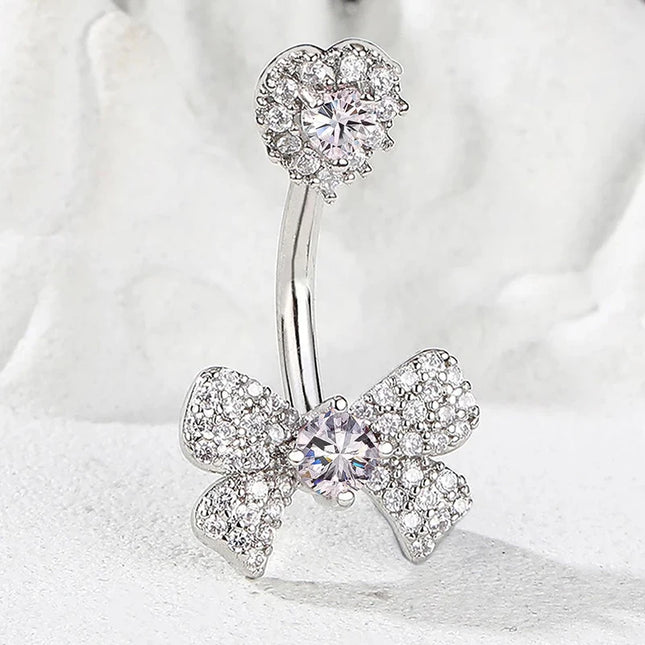 Sexy Piercing Navel Nail Body Jewelry For Women Girls Personalized Simple Cross Pendant Belly Button Rings Gifts