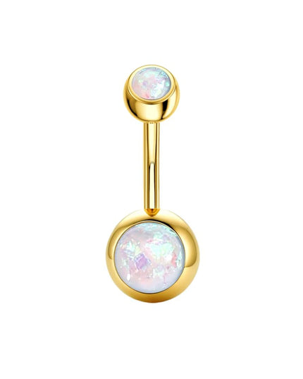 Florideco Belly Button Ring Dangle Hypoallergenic Surgical Stainless Steel Belly Rings for Women CZ Pearl Heart Butterfly Flower