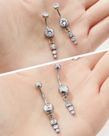 G23 Titanium ASTM F136 Belly Button Piercing Sexy Body Jewelry For Women