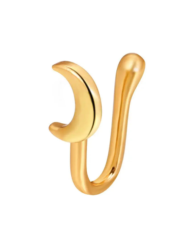 Men Women Nose Ring Clip Fake Septum Piering Rock Hip Hoop Punk Stainless Steel Body Jewelry Non Perforation Nose Clip Ring 2026