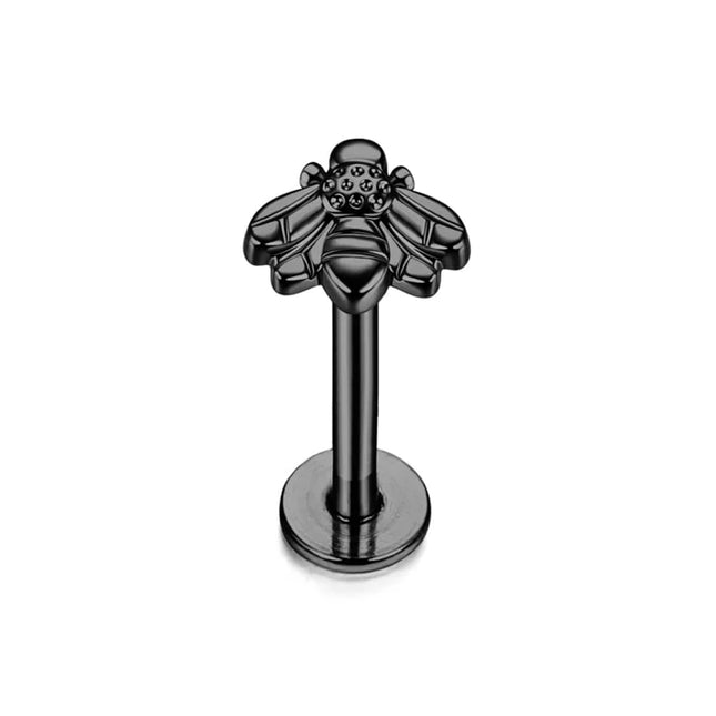Drperfect Tragus Piercing Jewelry for Women Men Helix Cartilage Conch Earring Nose Stud Stainless Steel Medusa Labret Lip Ring