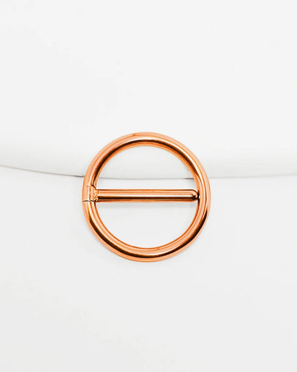 F136 Titanium 14G Nipple Piercing Ring Clicker ZC Round Hexagonal Nasal Septum Jewelry for Men And Women