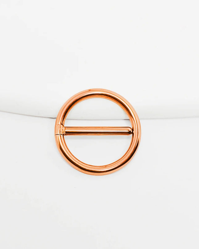 F136 Titanium 14G Nipple Piercing Ring Clicker ZC Round Hexagonal Nasal Septum Jewelry for Men And Women