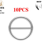 10PCS Silver Color 2 / China Mainland / 14G 1.6x14x1.2mm