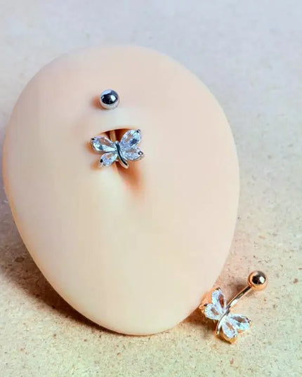 Bow Belly Button Ring Navel Piercing Sexy Belly Rings Body Piercing Navel Rings