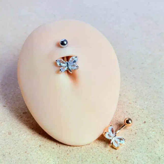 Bow Belly Button Ring Navel Piercing Sexy Belly Rings Body Piercing Navel Rings