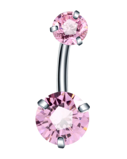 1PC Stainless Steel Belly Button Piercing Body Jewelry Women Cubic Zirconia Drop Dangle Earring Navel Piercing ombligo
