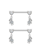 2795-SR / Nipple Rings / body|Moon