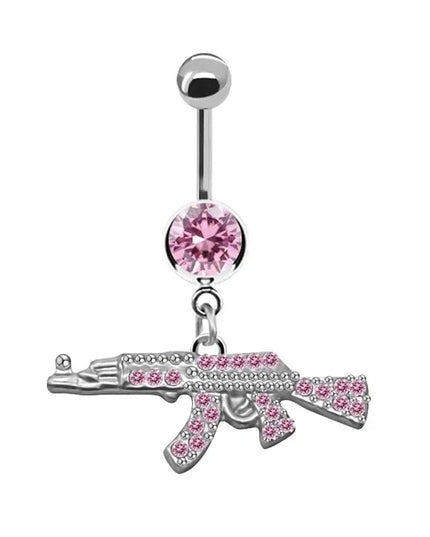 1PCS Bat Belly Button Piercing Jewelry 14G Claw Belly Ring Body Piercing Bee Navel Piercing Heart Belly Bars Piercings Ombligo
