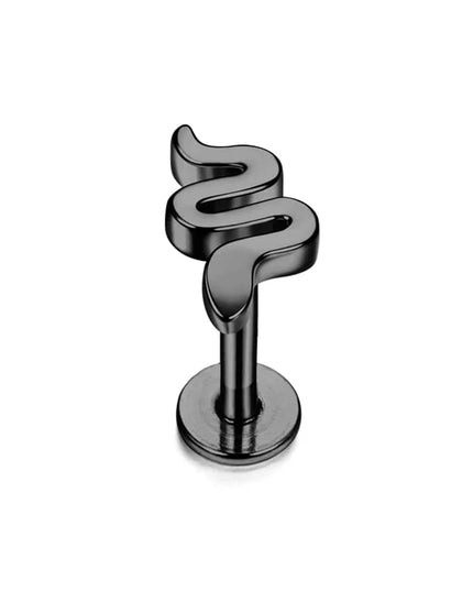 Drperfect Tragus Piercing Jewelry for Women Men Helix Cartilage Conch Earring Nose Stud Stainless Steel Medusa Labret Lip Ring