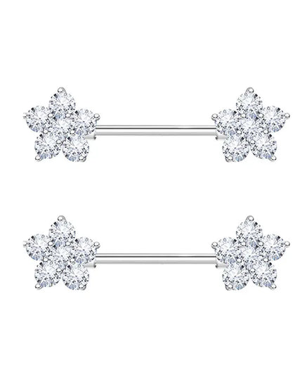 Nipple Piercing Jewelry 14G Stainless Steel Nipple Rings for Women Heart Butterfly Flower Bow Nipple Barbells