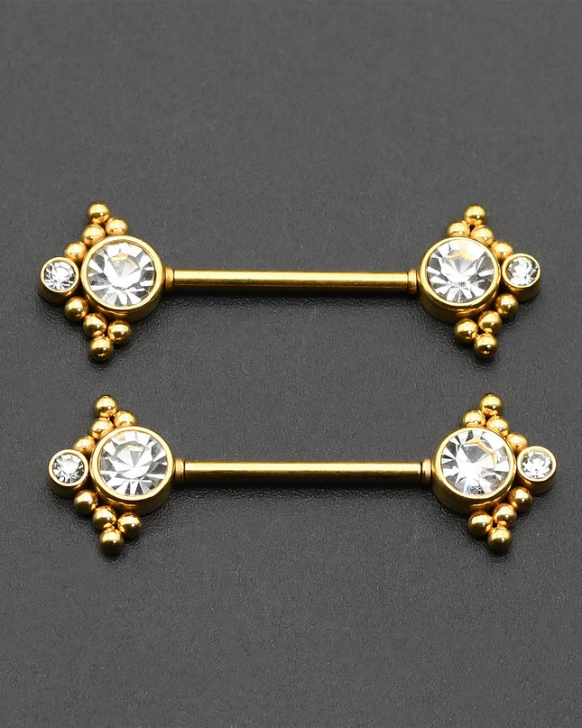 1 Pair 16G 1.2x14mm Plug-in Stainless Steel Barbell Piercing Sexy Women Nipple Piercing Jewelry Unthreaded Nipple Rings No Screw