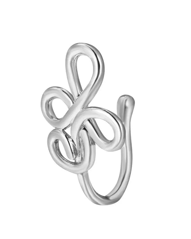 Men Women Nose Ring Clip Fake Septum Piering Rock Hip Hoop Punk Stainless Steel Body Jewelry Non Perforation Nose Clip Ring 2026