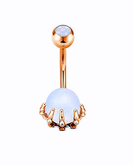 1PCS Bat Belly Button Piercing Jewelry 14G Claw Belly Ring Body Piercing Bee Navel Piercing Heart Belly Bars Piercings Ombligo
