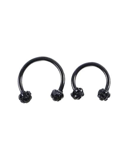 Nose Cuff Party Men Earrings Gifts Diamond Body Jewelry Stainless Steel Septum Rings Piercing Nose Ring