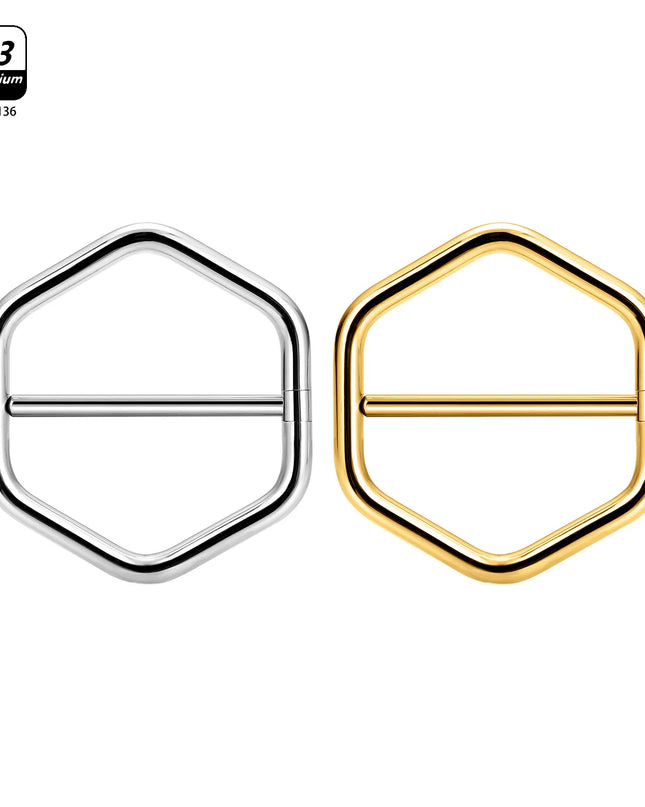 1/10pcs G23 Titanium Piercing Nipple Piercing Breast Ring Minimalist for Women Round Geometric Nipple Ring Body Piercing Jewelry