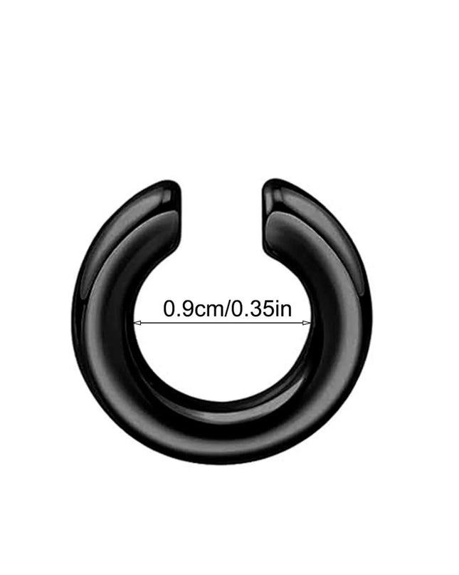 1pc Exaggerated c-Shaped Non-Piercing Nose Ring Fake Piercing Non-Piercing Ear Bone Clips For Men Ear Cuff Earrings