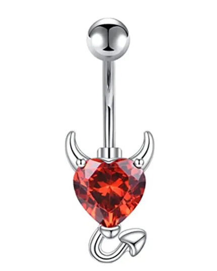1PCS Bat Belly Button Piercing Jewelry 14G Claw Belly Ring Body Piercing Bee Navel Piercing Heart Belly Bars Piercings Ombligo