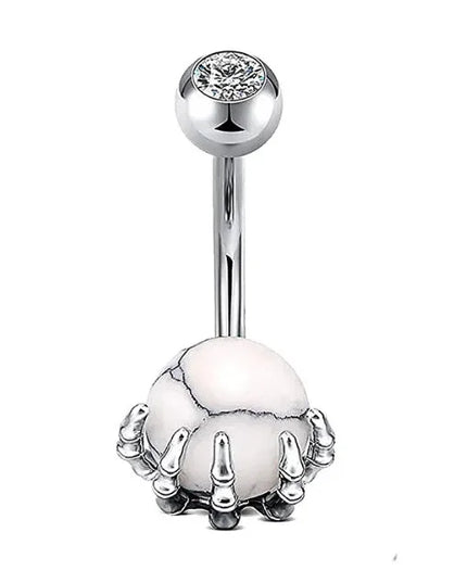 1PCS Bat Belly Button Piercing Jewelry 14G Claw Belly Ring Body Piercing Bee Navel Piercing Heart Belly Bars Piercings Ombligo