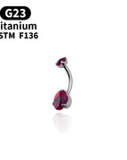 Red Zircon / 1.6x8x5x8mm