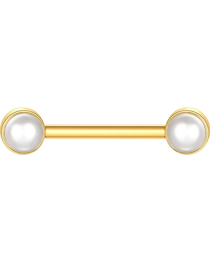 1Pc G23 Titanium Nipple Ring Straight Barbell Piercing Zircon Internally Threaded Nipple Bars Piercing Ring Women Body Jewelry