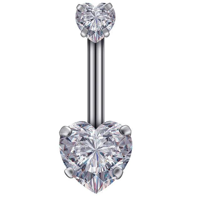 2023 Zircon Belly Button Rings for Women Girls Sexy Piercing Navel Ring Bar Drop Dangle Belly Navel Rings Ashion Body Jewelry