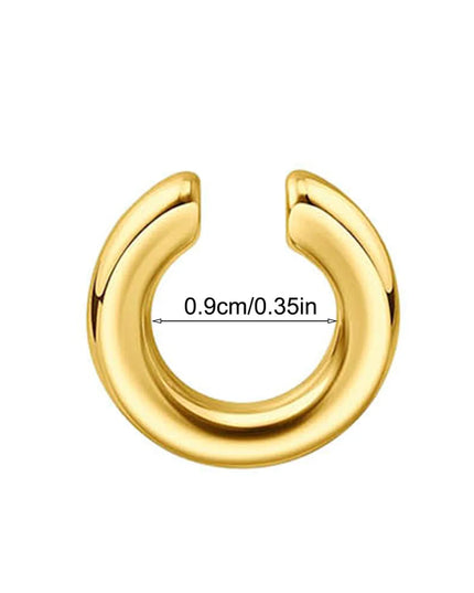 1pc Exaggerated c-Shaped Non-Piercing Nose Ring Fake Piercing Non-Piercing Ear Bone Clips For Men Ear Cuff Earrings