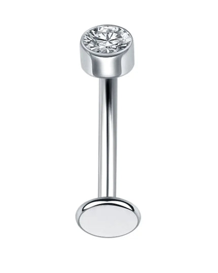1Pc Titanium Zircon Belly Button Ring Round Heart Flower Navel Piercing Nombril Jewelry 14G Belly Piercing Ombligo