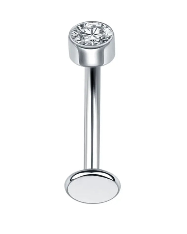 1Pc Titanium Zircon Belly Button Ring Round Heart Flower Navel Piercing Nombril Jewelry 14G Belly Piercing Ombligo