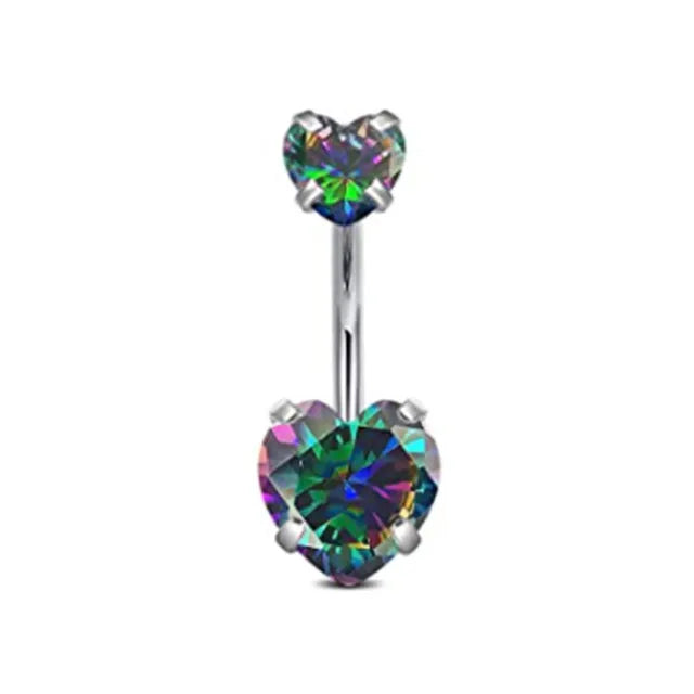 1PCS Bat Belly Button Piercing Jewelry 14G Claw Belly Ring Body Piercing Bee Navel Piercing Heart Belly Bars Piercings Ombligo