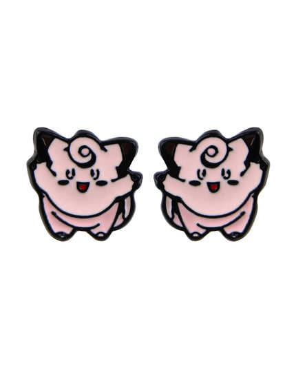 Cute Metal Stainless Steel Piercing Ear Stud Earring For Man Woman Enamel Jewelry Earrings Decorations Fashion Accessories Gifts