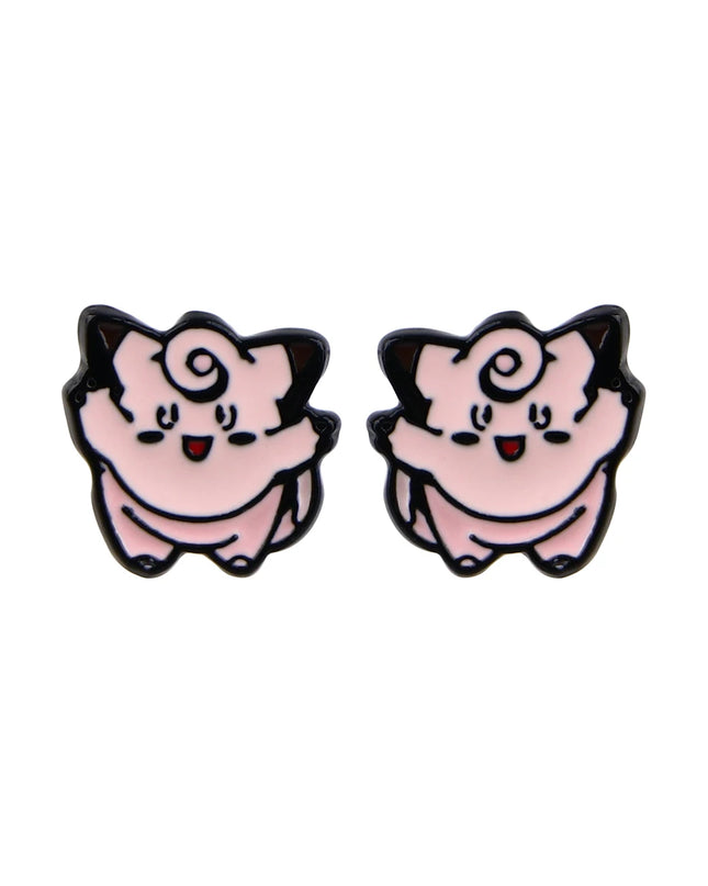 Cute Metal Stainless Steel Piercing Ear Stud Earring For Man Woman Enamel Jewelry Earrings Decorations Fashion Accessories Gifts