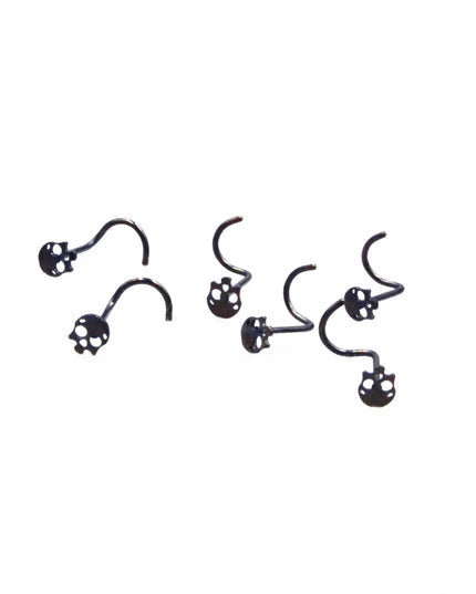 1pcs 20G Stainless Steel Nose Stud Rings for Women Nose Piercing Bend Butterfly Nose Ring Earring Nose Studs Piercing Jewelry