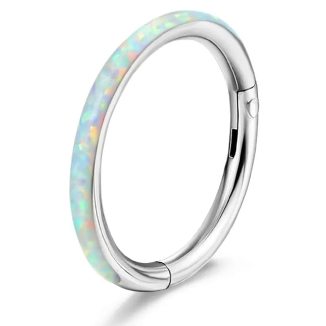 1Pc Surgical Steel Nose Rings Hoops for Women Men Clicker Septum Lip Nose Rings Helix Cartilage Conch Rook Piercing Jewelry
