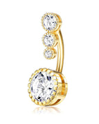 Style 6 / Navel & Bell Button Rings / only one piece|body|Curved barbell