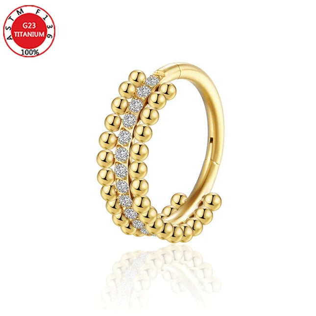 Septum Piercing Nose Ring for Women Piercing for The Ears Tragus Lip Zircon Jewelry Ladies Sexy Perforated Labret Body Jewelry