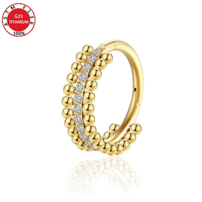 Septum Piercing Nose Ring for Women Piercing for The Ears Tragus Lip Zircon Jewelry Ladies Sexy Perforated Labret Body Jewelry