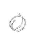 Hoop / sliver-1PC / Ears|0.8x8mm|Nose Rings & Studs