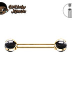 Golden-Black / 14G 1.6x10x4mm