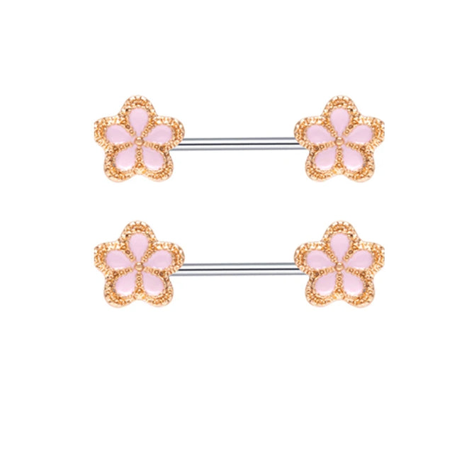 1 Pair Heart Barbell Nipple Ring Piercing Helix Piercing Sexy Nipple Jewelry High Quality Zircon Nipple Rings For Women Oreja