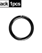 Black-1pcs / Size 6mm