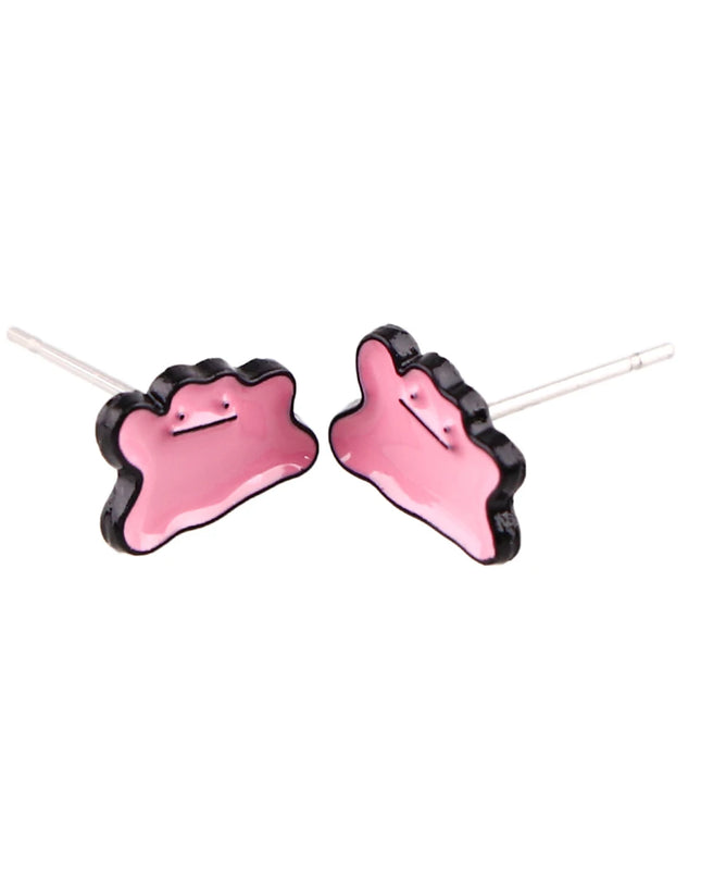 Cute Metal Stainless Steel Piercing Ear Stud Earring For Man Woman Enamel Jewelry Earrings Decorations Fashion Accessories Gifts