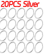 20PCS Silver / 1.2x8mm