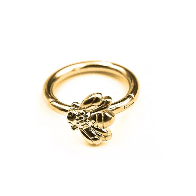 Nose Rings Hinged Segment Daith Hoop Rings Snake Bee Nose Ear Cartilage Ring Lip Septum Piercing Jewelry