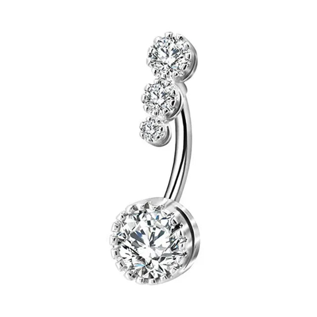 1PCS Butterfly Belly Button Piercing Jewelry 14G Heart Belly Ring Body Piercing Bee Navel Piercing Belly Bars Piercing Ombligo