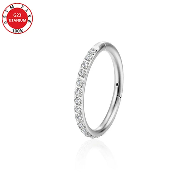 Septum Piercing Nose Ring for Women Piercing for The Ears Tragus Lip Zircon Jewelry Ladies Sexy Perforated Labret Body Jewelry